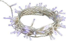 Гирлянда Нить 80 LED холодный белый, синий 11,32 м