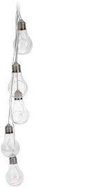 Гирлянда внутренняя Лампочки стекло желтый 70 см