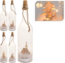 Гирлянда внутренняя Бутылки стекло 30 см AX5302450