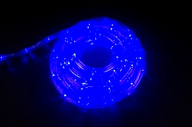 Гирлянда уличная System Prof Светодиодный шнур 120 LED синий 6 м