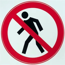 Табличка REXXON запрещен 20х20х0,2 см