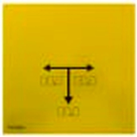 Табличка REXXON газ со стрелками 20х20х0,2 см