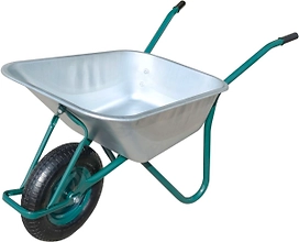 Тачка садово-строительная 1 колесо 75 л 180 кг