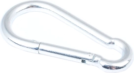 Карабин усиленный Стройбат DIN 5299 сталь 5 мм 0,02 кг