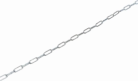 Цепь LUX-TOOLS сталь 4 мм 100 м