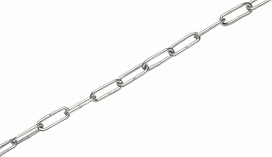 Цепь LUX-TOOLS RUNDSTAHLKETTE оцинкованная сталь 3 мм 30 м