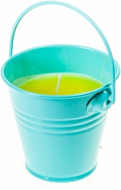 Свеча ароматическая Цитрус в металлическом кашпо 6,5х7 см