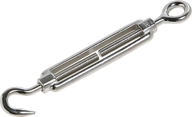 Талреп LUX-TOOLS сталь М6 крюк-кольцо 70 мм 0,07 кг