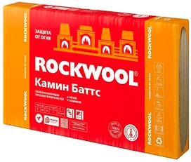 Каменная вата ROCKWOOL КАМИН БАТТС 30 мм 2,4 м²