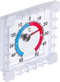 Термометр механический бытовой Penosil оконный 75х75 мм