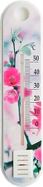 Термометр жидкостный GARDEN SHOW Цветы комнатный 19х4 см