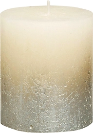 Свеча классическая Bolsius 80х68 мм кремово-серая