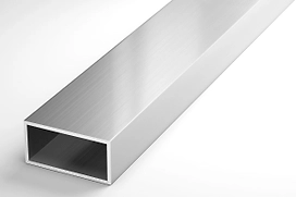 Труба прямоугольная алюминиевая 40х20х1,5 мм Лука, без покрытия 2м