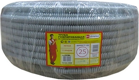 Труба ПВХ Ecoplast гофрированная 25 мм 10 м