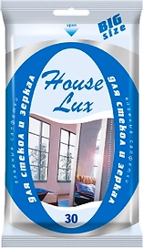 Салфетки для стекол и зеркал House Lux 30 шт
