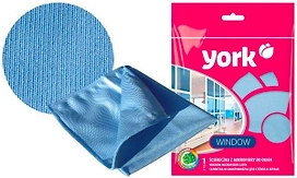 Салфетка для стекол и зеркал York 30х30 см