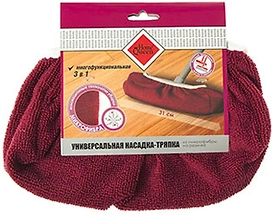 Тряпка-насадка универсальная Home Queen 31x11 см