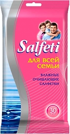 Салфетки влажные Salfeti Family универсальные 24х11,5 см 30 шт