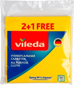 Салфетка универсальная Vileda 36х28 см 3 шт