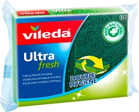 Губка универсальная Vileda Ultra fresh 14х11,5 см 2 шт