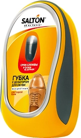 Губка для изделий из кожи SALTON бесцветная с дозатором 11,5х5,5 см 