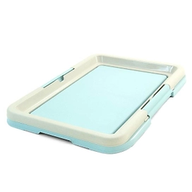 Туалет-лоток для собак Triol прямоугольный 47х34х4 см голубой