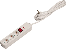 Сетевой фильтр 3 гнезда 3500 Вт 3 м