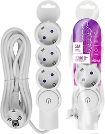 Удлинитель Duwi 3 гнезда с заземлением 5 м