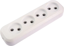 Колодка Duwi 4 гнезда 2200 Вт