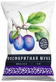 Удобрение минеральное Нов-агро Фосфоритная мука универсальное 3 кг
