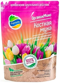 Удобрение органическое Органик Микс Костная мука для многолетних растений 850 г