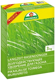 Удобрение минеральное ASB Greenworld долгодействующее для газона 3 кг