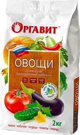Удобрение органическое Оргавит Овощи 2 кг