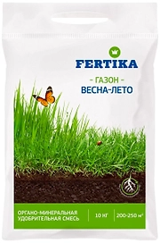Удобрение комплексное FERTIKA ВЕСНА-ЛЕТО для газонов 10 кг