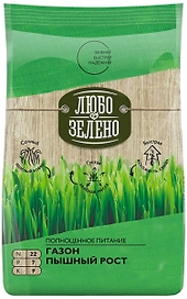 Удобрение минеральное Любо-Зелено Пышный Рост для газона 2,5 кг