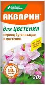 Удобрение комплексное Буйские Удобрения АКВАРИН для цветения 20 г