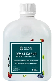 Удобрение Гумат Калия "Суфлер" для плодово-ягодных культур 500 мл