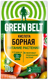 Удобрение минеральное GREEN BELT Борная кислота для растений 10 г