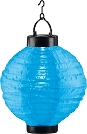 Фонарь на солнечных батареях Китайский фонарик синий 20х20х25 см 1