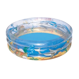 Бассейн детский надувной круглый Bestway Transparent Sea Life 170х53 см