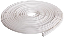 Уплотнитель для ПВХ окон декоративный универсальный белый 5,5 м