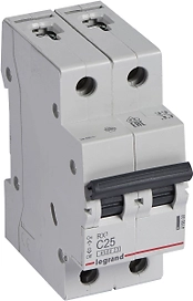 Автоматический выключатель Legrand RX3 2Р С25А 4,5кА