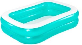 Бассейн детский надувной прямоугольный Bestway Blue 201х150х51 см