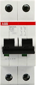 Автоматический выключатель ABB SH202L 2Р С25А 4,5кА