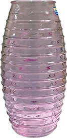 Ваза NiNaGlass Лайт стеклянная сиреневая 8,2x24 см