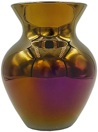 Ваза Гласстар стеклянная Королевская фуксия 14 см