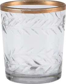 Подсвечник для чайных свеч стеклянный 6,35x6,35 см