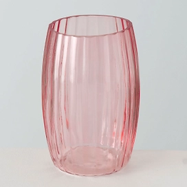 Ваза стеклянная MALINIA микс H19 см