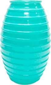 Ваза стеклянная Лайт лазурь 7,4х19,5 см