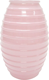 Ваза стекляная Лайт розовая 7,4х19,5 см
